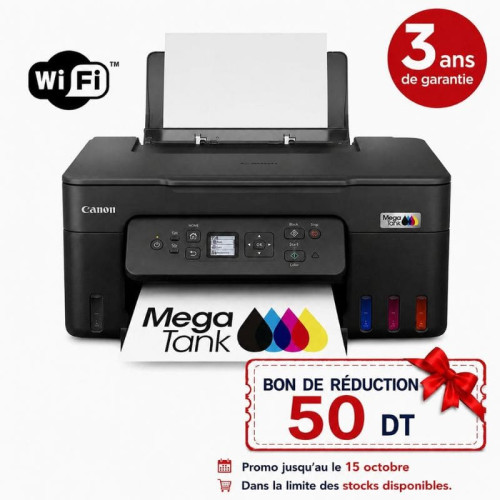 Multifonction Jet d'encre Canon Pixma G3480 - Wifi