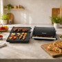 Grill panini Techwood 1000W avec plaques antiadhésives
