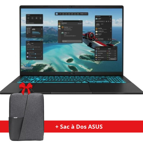Pc Gamer ASUS V16 V3607VJ-TK194W - Core 5 210H - 8Go - 512Go SSD - RTX 3050 - 16" - Win11 Pc Gamer ASUS V16 V3607VJ-TK194W Core 5 210H 8Go 512Go SSD RTX 3050 16" W11