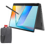 Pc Portable ASUS Vivobook 14 Flip OLED Ultra 7 256V 16Go 512Go Windows 11