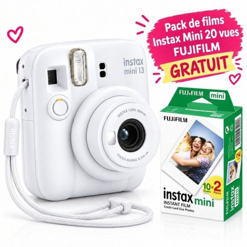 Appareil photo Fujifilm INSTAX Mini 13 - Blanc Appareil photo Fujifilm INSTAX Mini 13 Blanc
