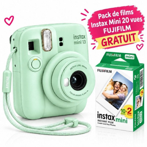 Appareil photo Fujifilm INSTAX Mini 13 - Vert Appareil photo Fujifilm INSTAX Mini 13 Vert