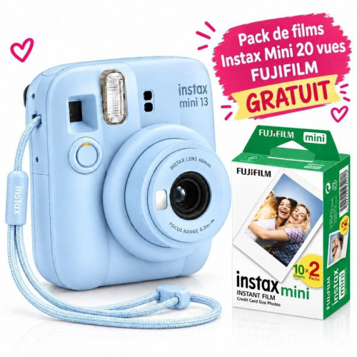 Appareil photo Fujifilm INSTAX Mini 13 - Bleu Appareil photo Fujifilm INSTAX Mini 13 Bleu