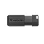 Flash Disque USB 2.0 Verbatim PINSTRIPE 64Go - Noir (049065-58)