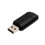 Flash Disque USB 2.0 Verbatim PINSTRIPE 64Go - Noir (049065-58)