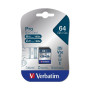 Carte Mémoire SDHC Verbatim 64 Go PRO Class 10 UHS-I (047022)