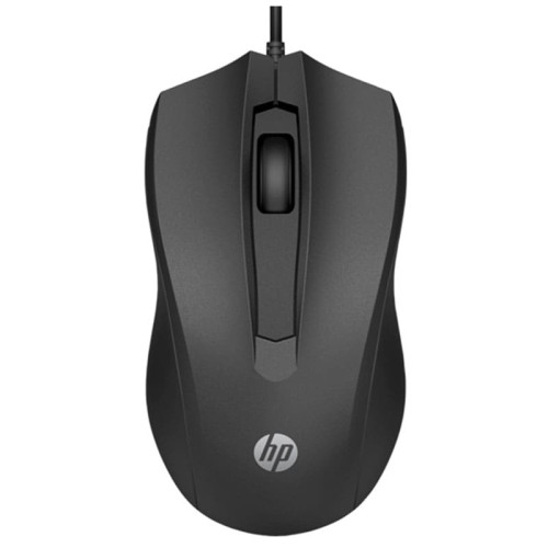 Souris Filaire HP 100 USB - Noir ( 6VY96AA ) Souris Filaire HP 100 USB Noir ( 6VY96AA )