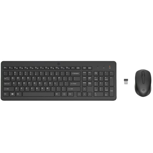 Ensemble Clavier et Souris HP 330 Sans Fil Noir 2V9E6AA