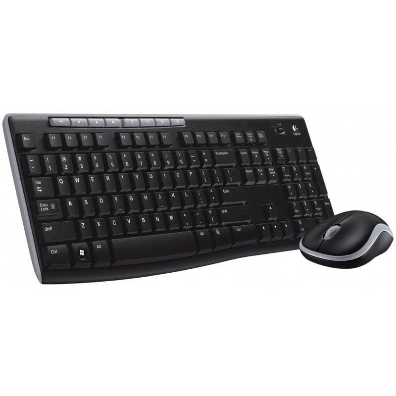 Ensemble Clavier Souris Sans Fil LOGITECH MK 270 - Noir