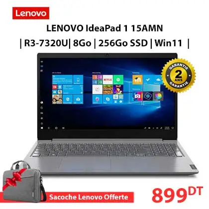 PC Portable LENOVO IdeaPad 1 15AMN AMD R3