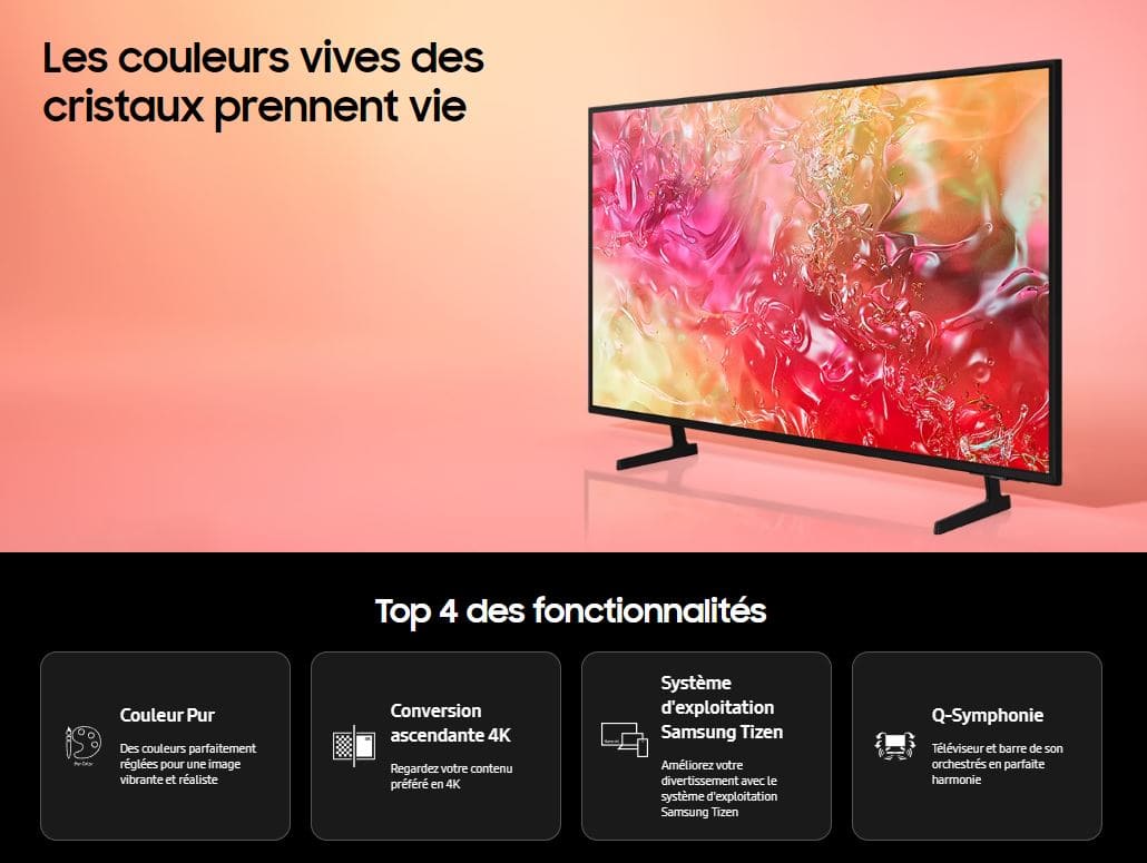 Samsung 75" 4K UHD Smart TV - DU7000