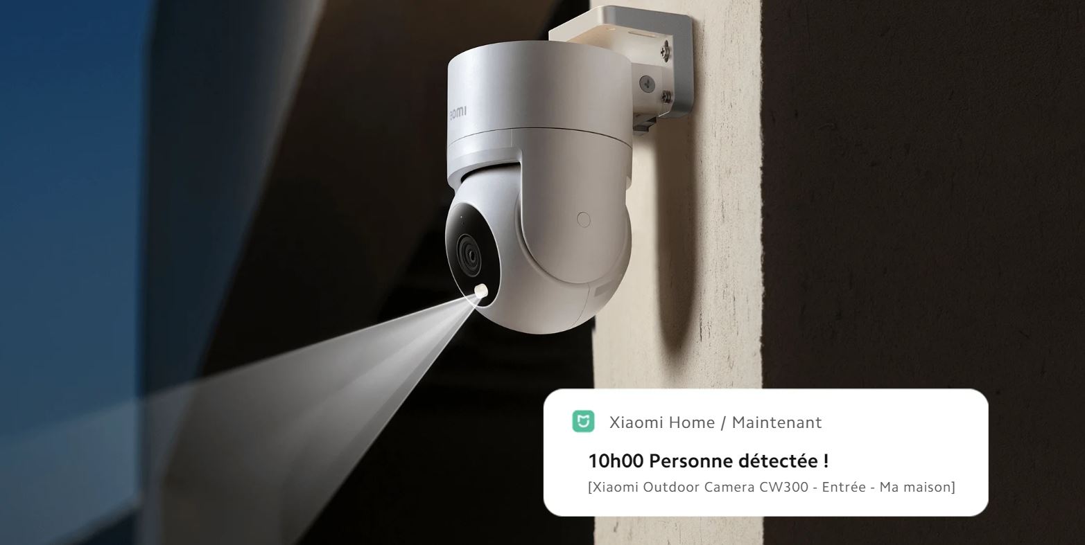 xiaomi outdoor camera cw300 detction intélligente